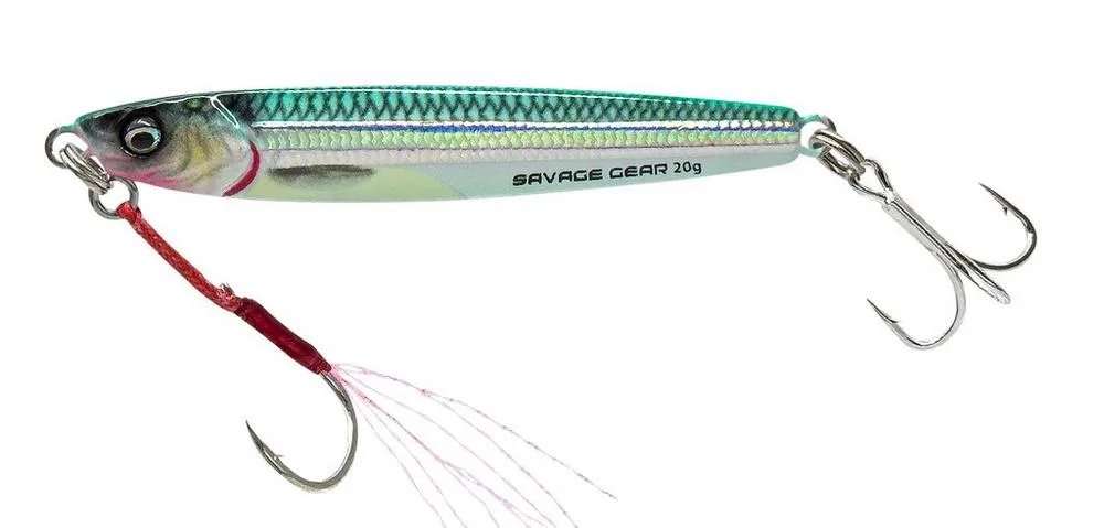 Savage gear pilkr 3d jig minnow sinking glow sayoris - 5,4 cm 8 g