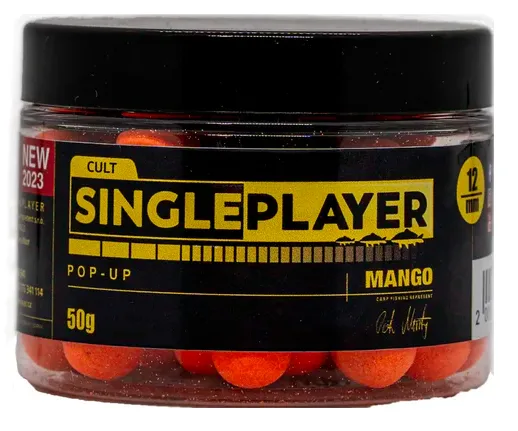 Singleplayer plovoucí boilies pop-up boilies mango 50 g - 16 mm