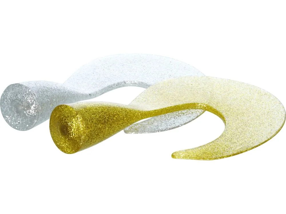 Westin ocásek swim tail spare curltail 7 cm 5 g 2 ks - gold/silver