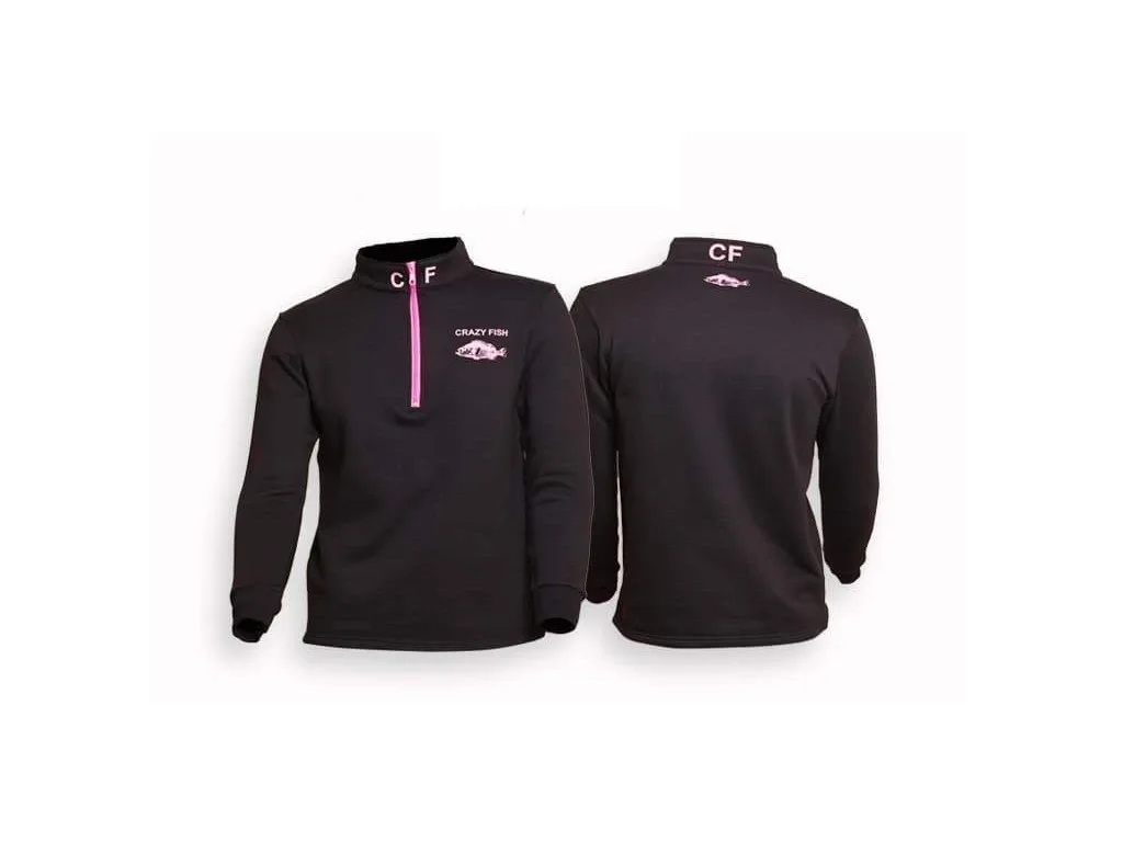 Crazy Fish Mikina Jersey Fleece Crazy Fish Cotton Velikost: M