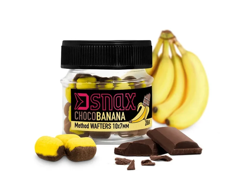 Delphin Neutrálně Vyvážená Nástraha D Snax Waft Čokoláda Banán 20g Hmotnost: 20g, Průměr: 7x5,5mm