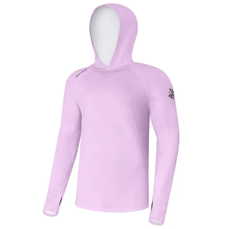 Giants fishing Dámské funkční tričko s dlouhým rukávem UV50+ Hoodie Purple - XL