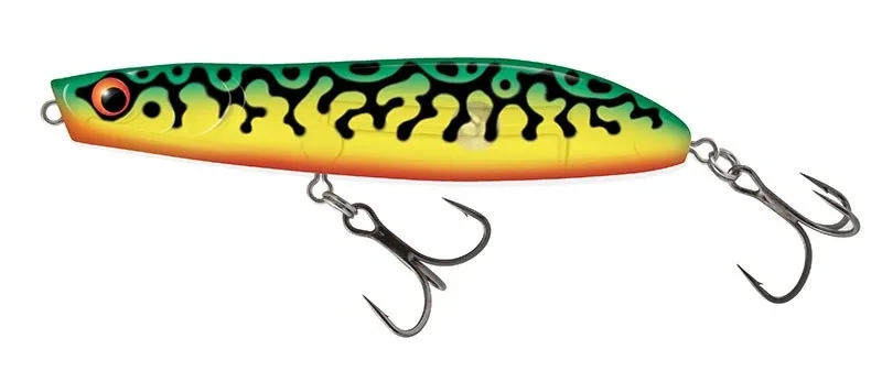 Salmo Wobler Rattlin Stick Floating Green Tiger Délka: 11cm, Hmotnost: 21g, Maximální ponor: 0m