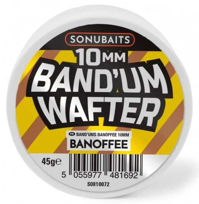 Sonubaits Dumbells Band'um Wafters Banoffee Hmotnost: 45g, Průměr: 10mm, Příchuť: Banoffee