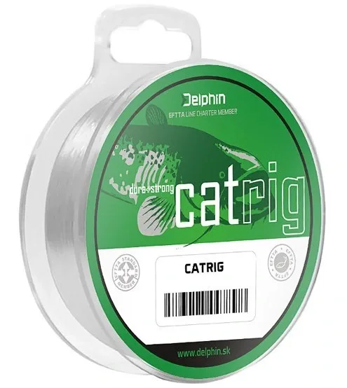 Delphin Návazcový Vlasec CatRIG Transparentní Nosnost: 45,8kg, Průměr: 1,00mm