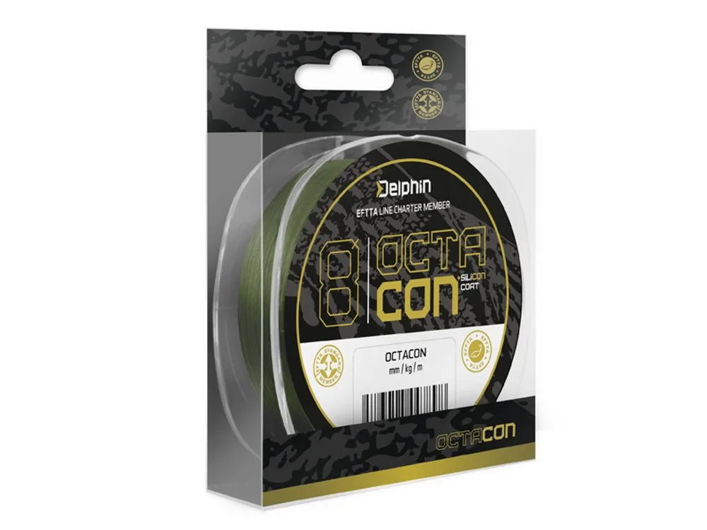 Delphin Šňůra OctaCon zelená 135m - 0,10mm 6,2kg