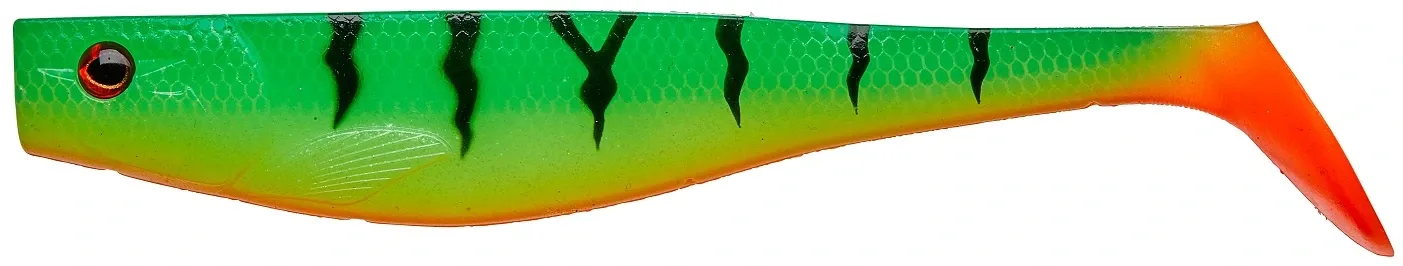 Illex Gumová Nástraha Dexter Shad Fire Tiger Délka: 17,5cm, Hmotnost: 47g