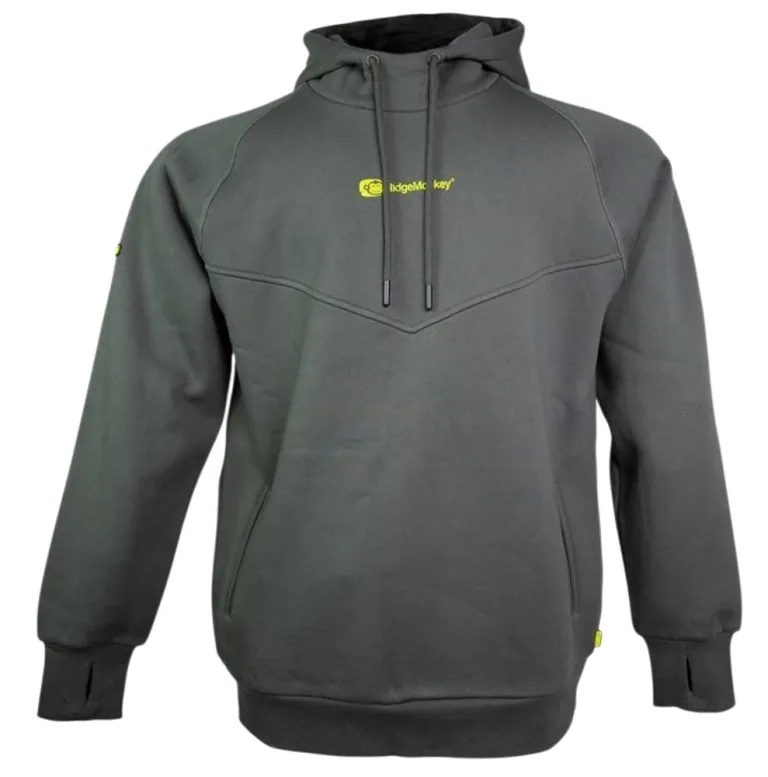 RidgeMonkey Rybářská Mikina APEarel ThermaPro Heavyweight Hoody Green - S