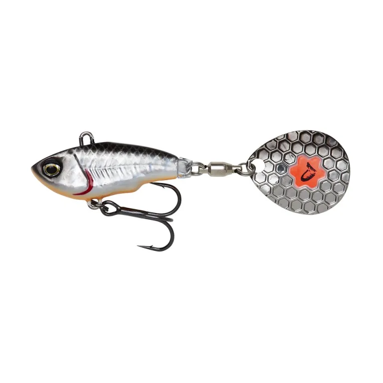 Savage Gear Tail Spinner Fat Tail Spin Sinking Dirty Silver - 5,5cm 9g