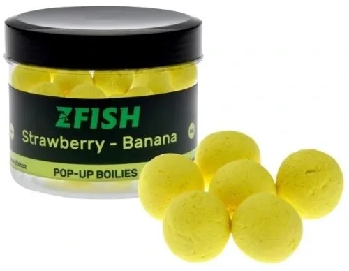 Zfish Plovoucí Boilies Pop Up 16mm 60g Hmotnost: 60g, Průměr: 16mm, Příchuť: Strawberry/Banana