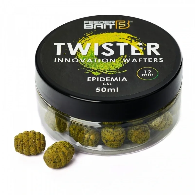 FeederBait Neutrálně Vyvážená Nástraha Twister Wafters 12x15mm Hmotnost: 75ml, Průměr: 12x15mm, Příchuť: Epidemia - CSL