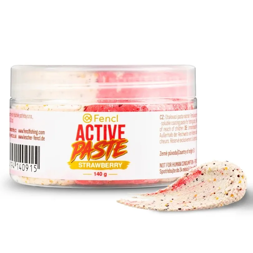 Fencl obalovací pasta active paste strawberry 140 g
