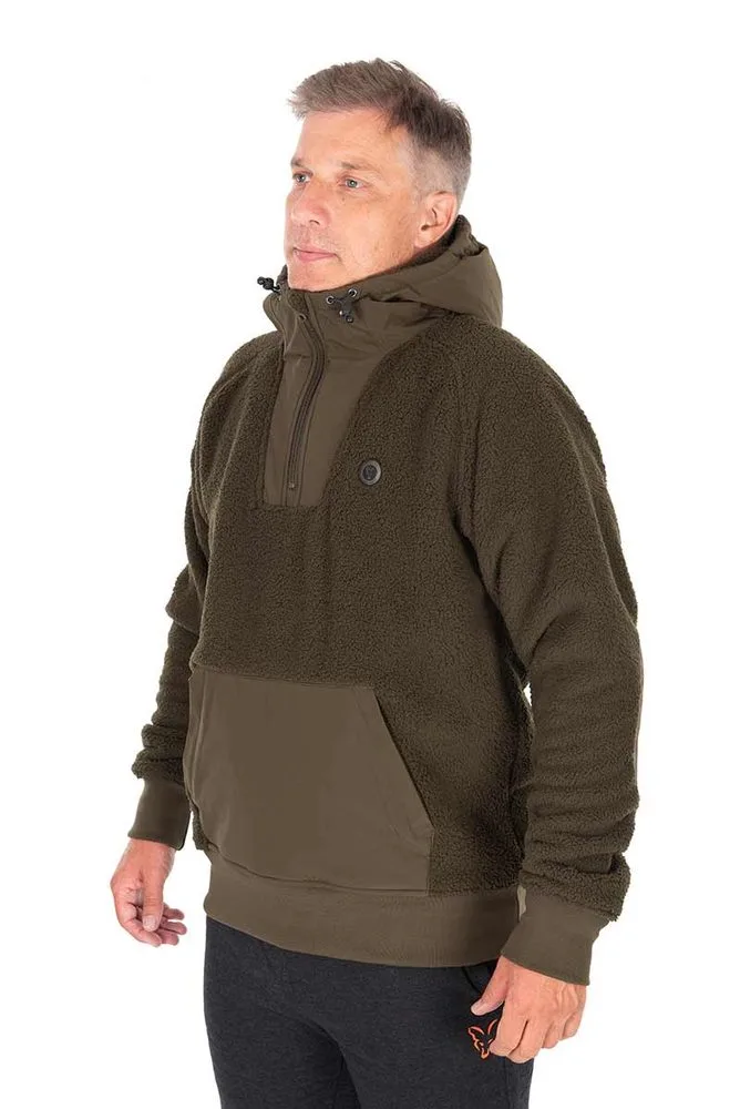 Fox rybářská bunda Sherpa Hybrid Jacket Olive - XXL