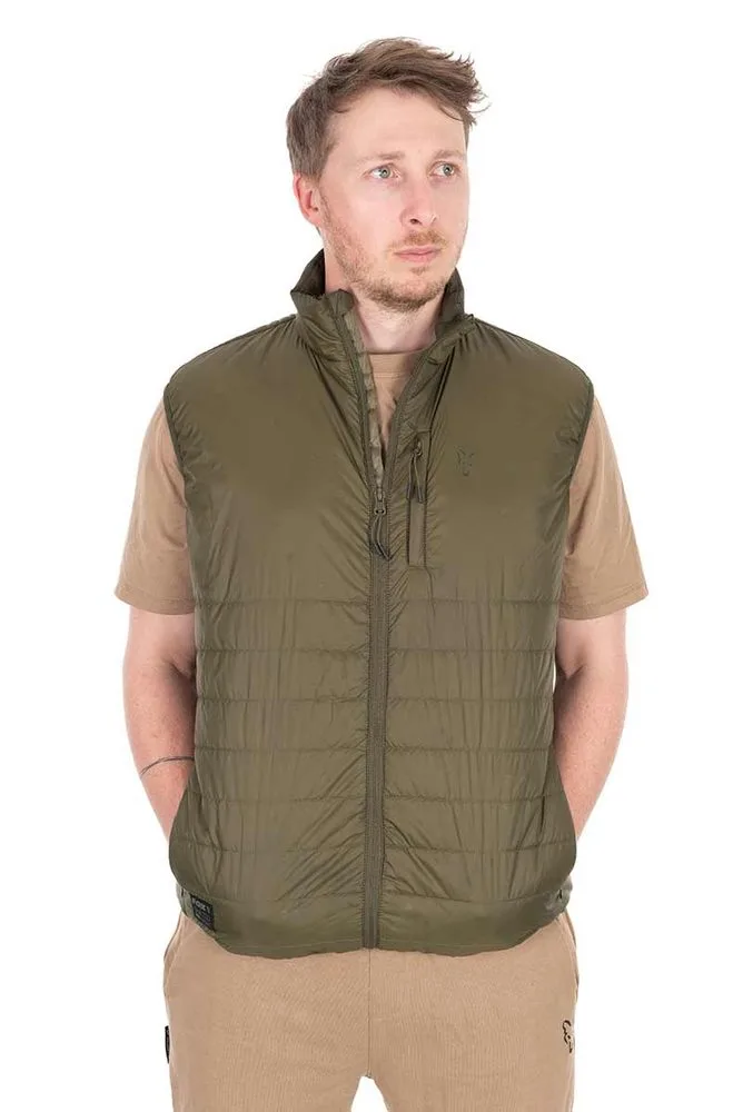 Fox Vesta Olive Quilted 100 Gilet - S