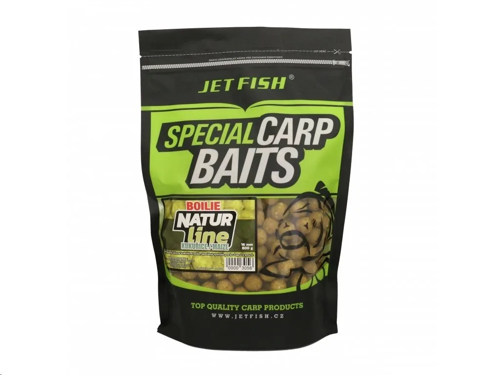 Jet Fish Boilie Natur Line Kukuřice 800g Hmotnost: 800g, Průměr: 20mm