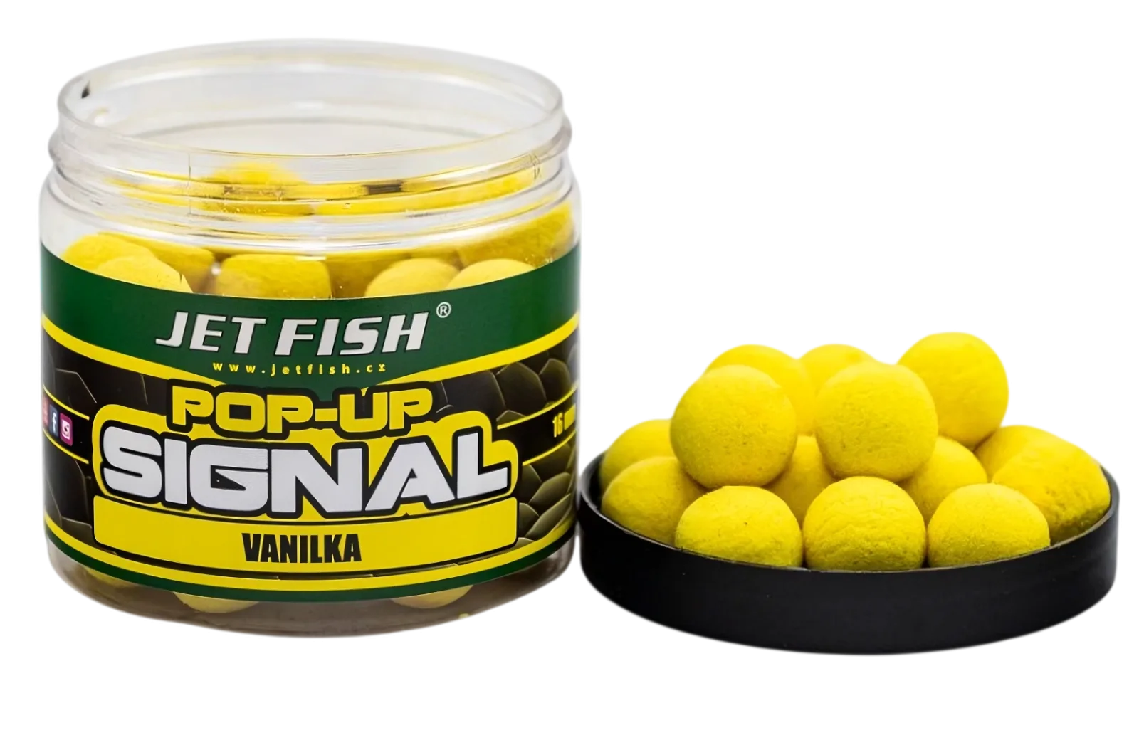 Jet Fish Plovoucí Boilie Signal Pop Up Vanilka Průměr: 20mm
