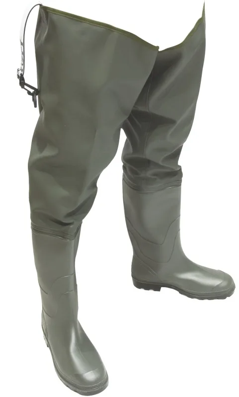 Mistrall brodící holínky pvc khaki - 45