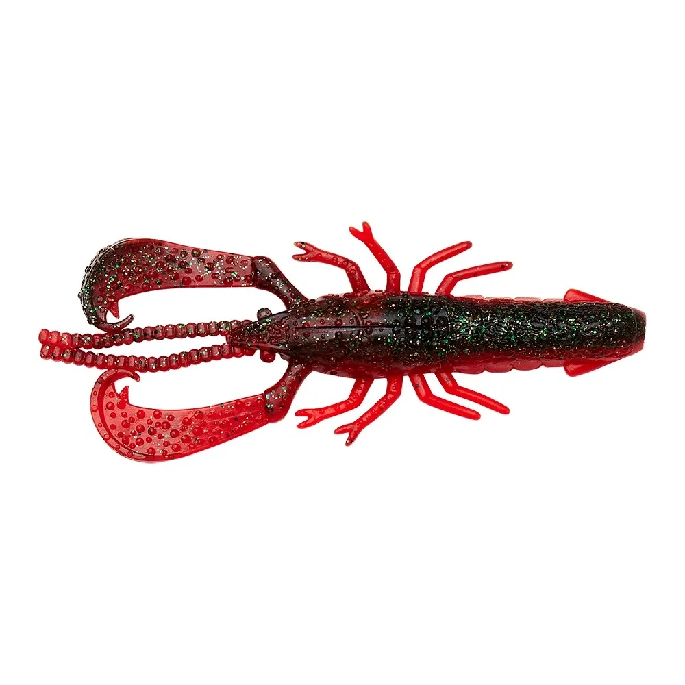 Savage Gear Gumová Nástraha Reaction Crayfish Red N Black Délka: 9,1cm, Hmotnost: 7,5g, Počet kusů: 5ks