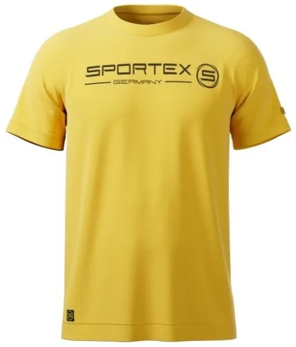 Sportex rybářské tričko t-shirt žluté s logem - xxl