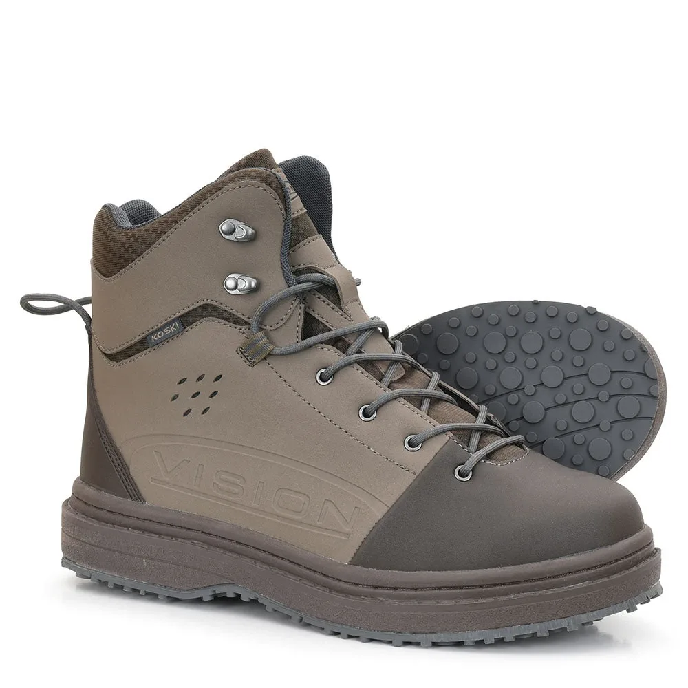 Vision Brodící Boty Koski Wading Shoe Brown Gumová Podrážka Velikost: 39