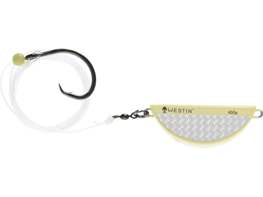 Westin návazec halibut anti twist rig circle hook glow - 450 g