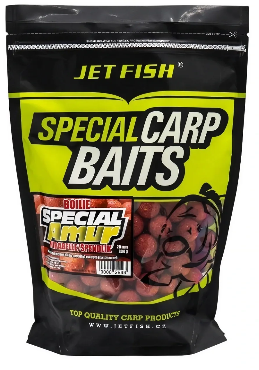 Jet Fish Boilie Special Amur Mirabelle Špendlík 800g Hmotnost: 800g, Průměr: 20mm