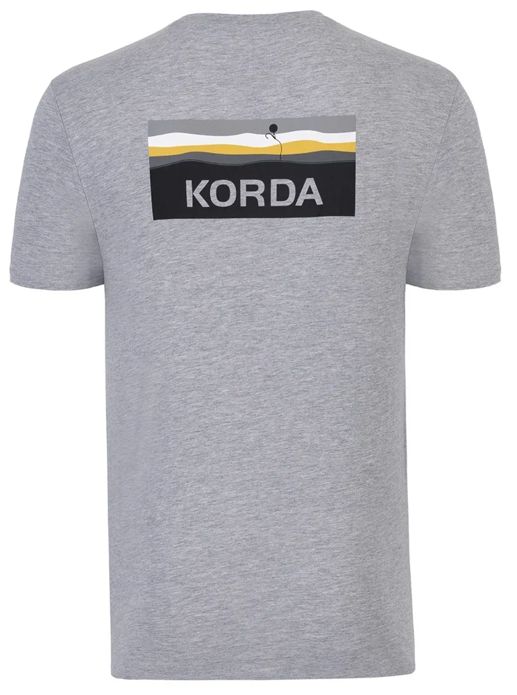 Korda tričko lakebed tee grey - m