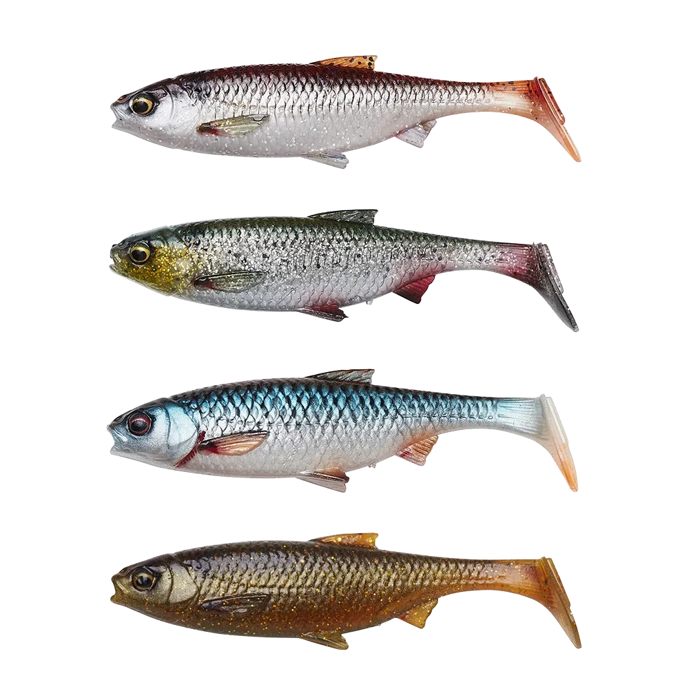 Savage Gear Gumová Nástraha 3D River Roach Clear Water Mix 4 ks Délka: 12cm, Varianta: 17g