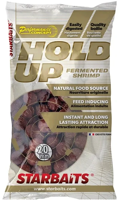 Starbaits Boilies Potápivé Hold Up Fermented Shrimp Hmotnost: 1kg, Průměr: 24mm