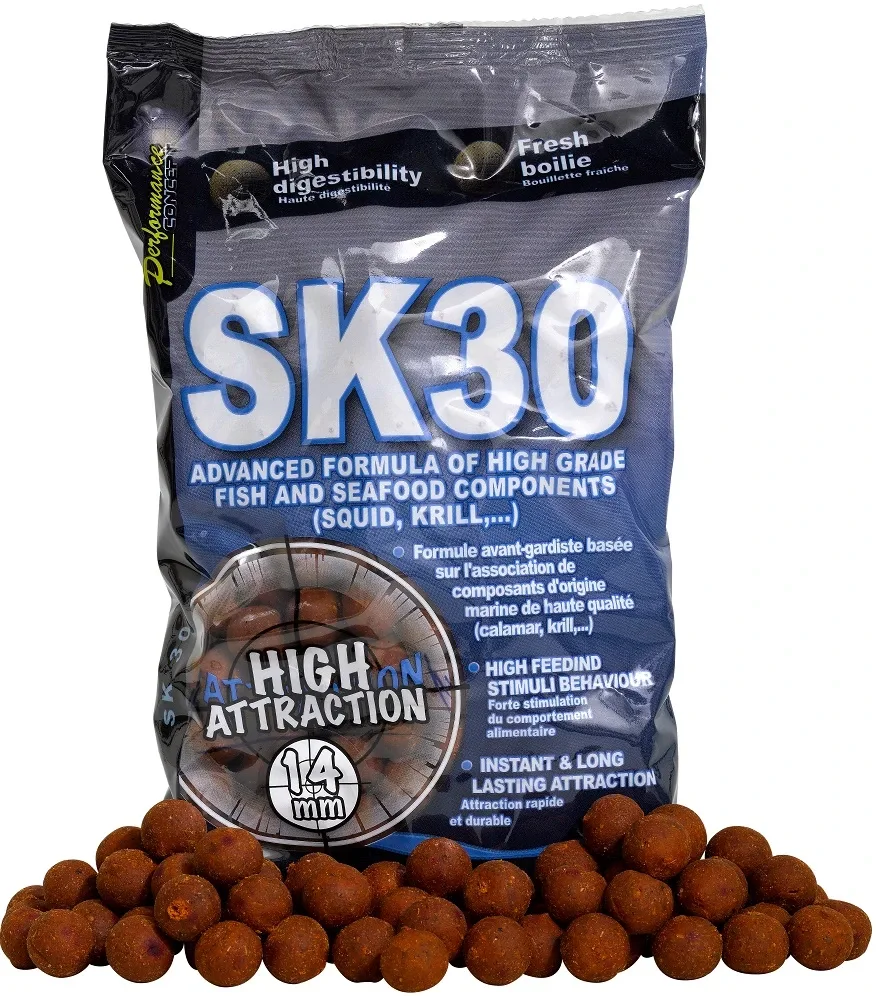 Starbaits Boilies SK30 Hmotnost: 800g, Průměr: 20mm