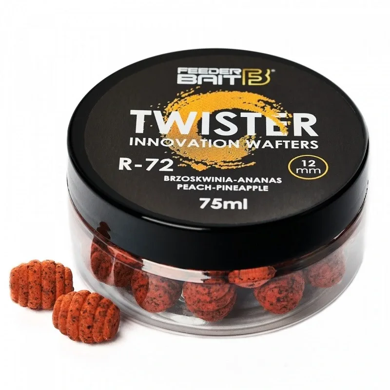 FeederBait Neutrálně Vyvážená Nástraha Twister Wafters 12x15mm Hmotnost: 75ml, Průměr: 12x15mm, Příchuť: Sladká kukuřice