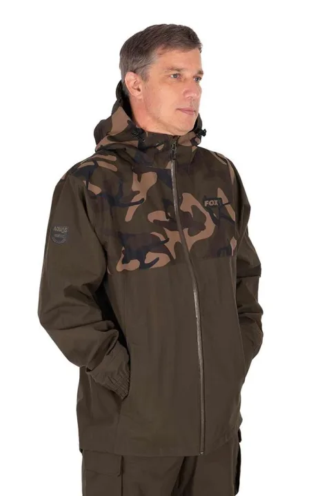 Fox rybářská bunda S25K Khaki / Camo Std Jacket - XXL