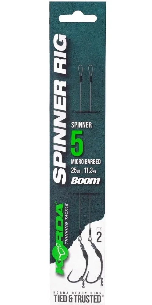 Korda Návazec Spinner Rig Spinner 25lb 2ks Velikost háčku: #5