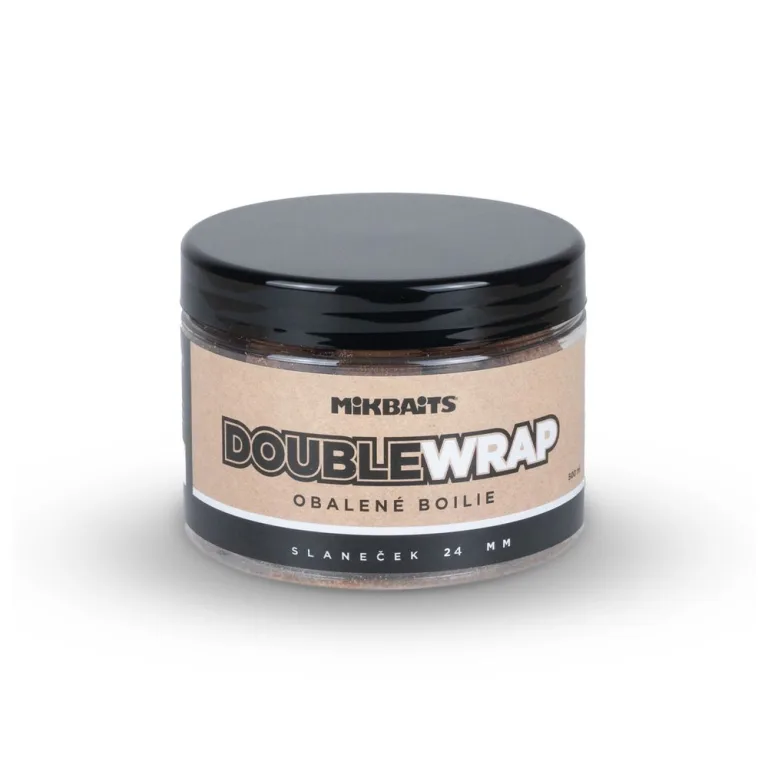 Mikbaits Boilie ManiaQ Double Wrap Slaneček 500ml - 24mm