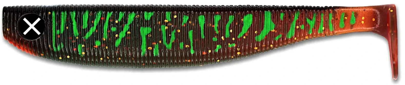 Monkey Lures Gumová Nástraha Fat Lui Toxic Zebra Délka: 18cm, Hmotnost: 45g, Počet kusů: 1ks