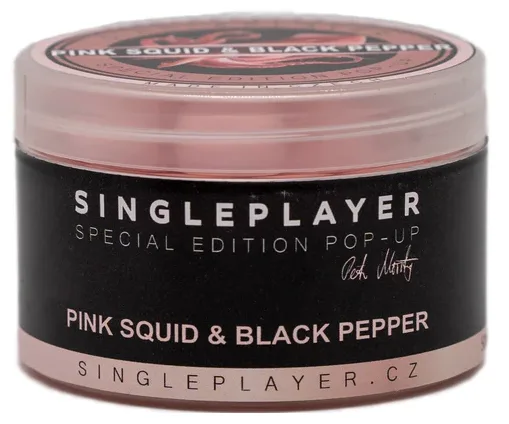 Singleplayer plovoucí boilie special edition pop-up pink squid & black pepper 50 g - 12 mm
