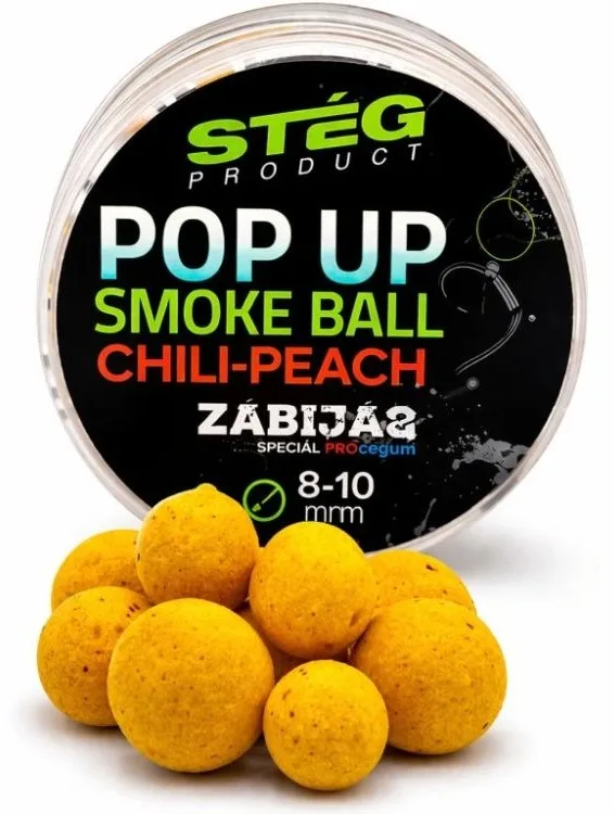 Stég plovoucí boilie zabijaq pop up sb 10 g 8-10 mm - chili peach
