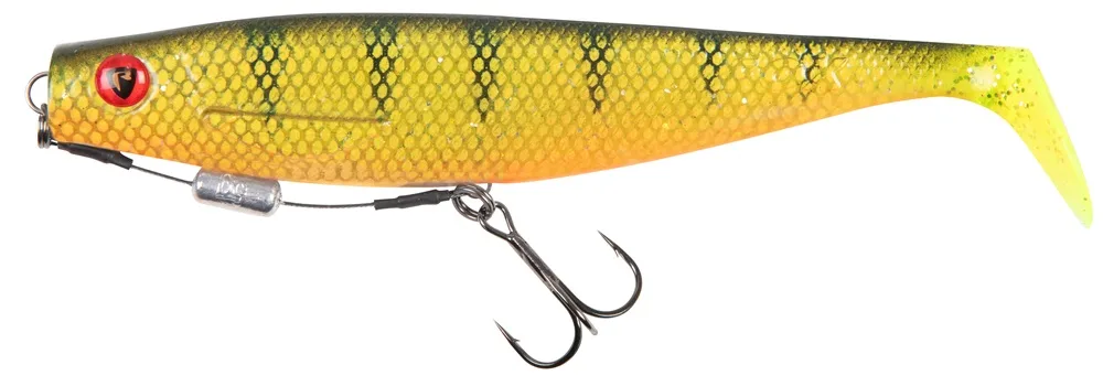 Fox rage gumová nástraha pro shad loaded natural perch - 18 cm