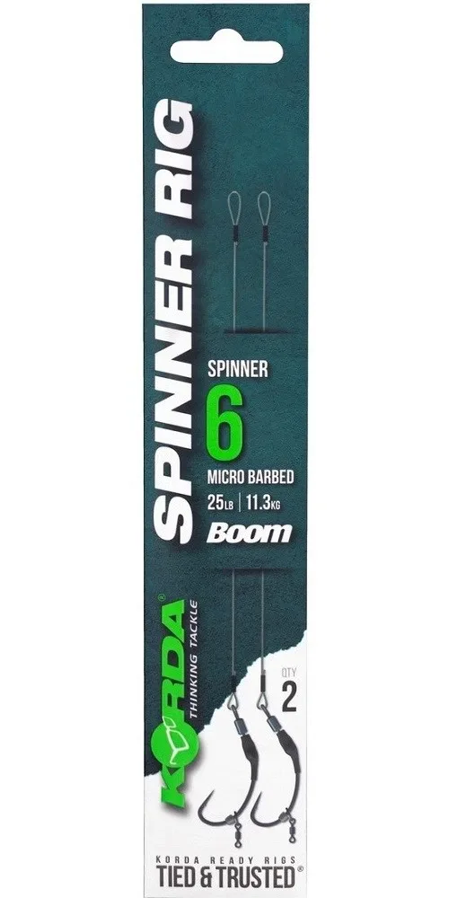 Korda Návazec Spinner Rig Spinner 25lb 2ks Velikost háčku: #6