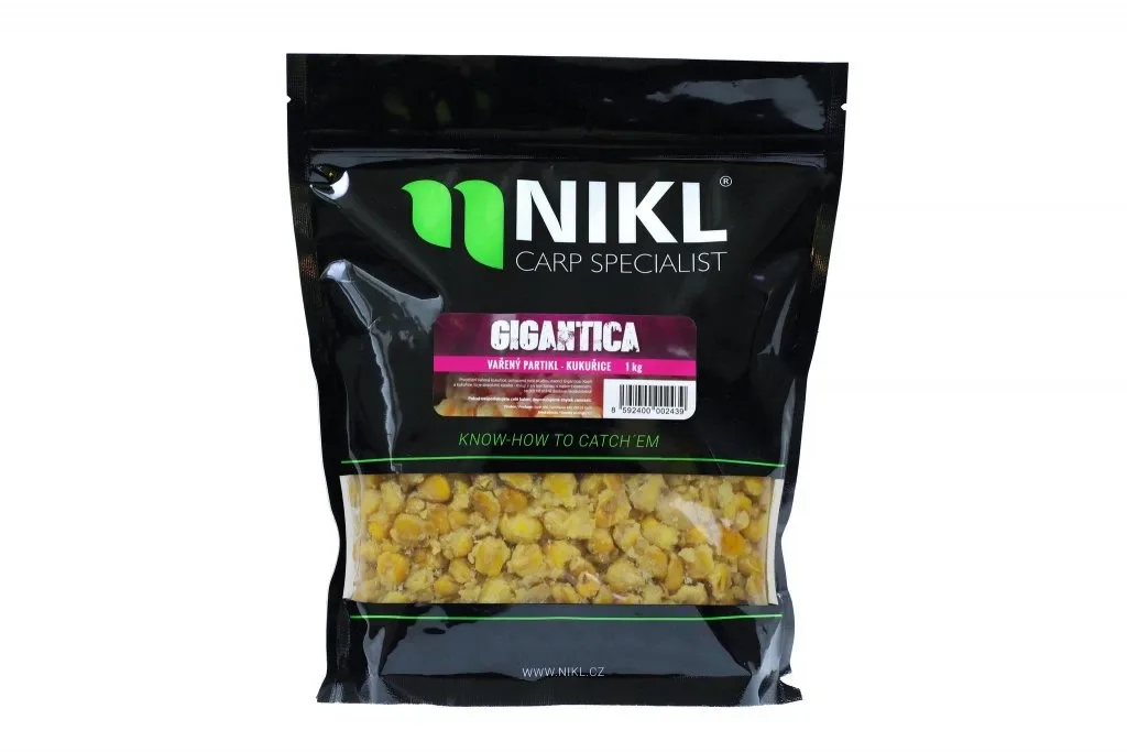 Nikl Vařený Partikl Kukuřice 1kg Hmotnost: 1kg, Příchuť: Gigantica