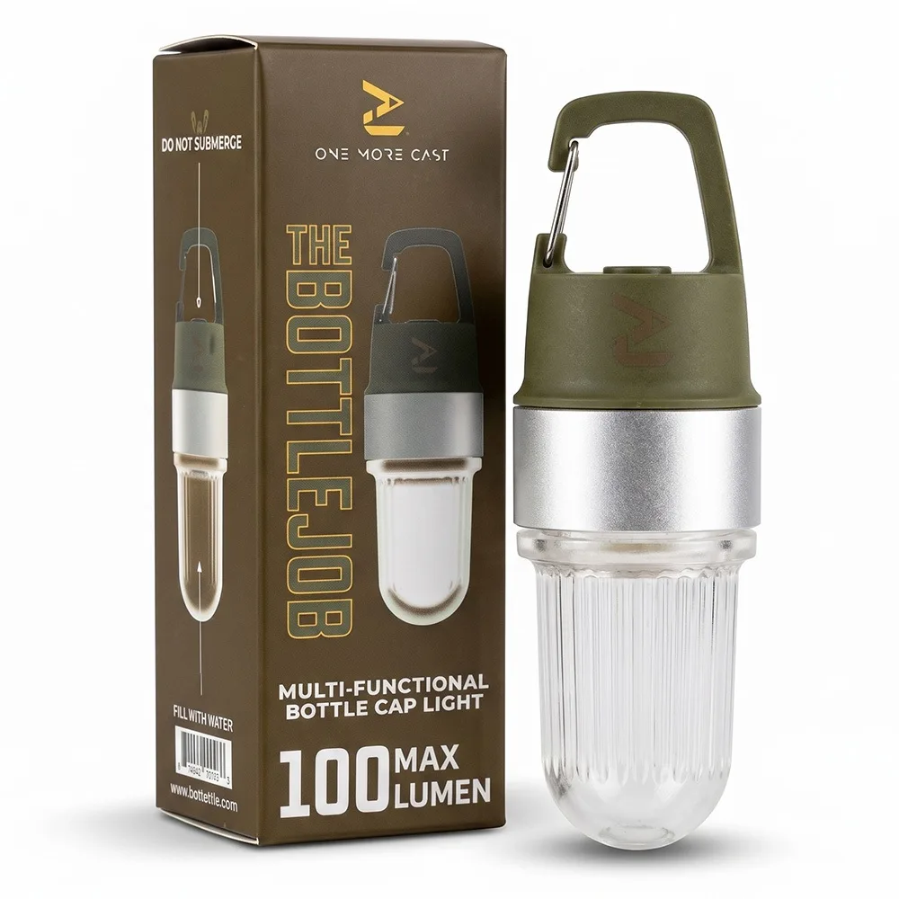 One more cast světlo na lahev the bottlejob rechargable lantern and bottle lid