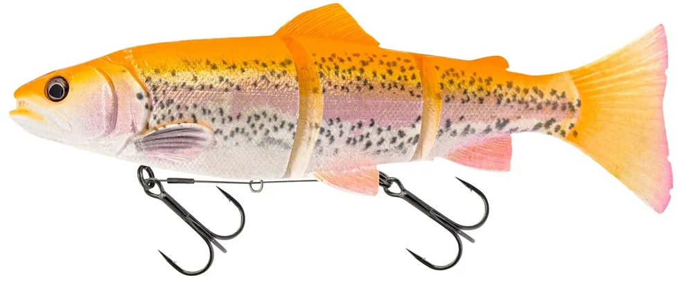 Savage gear gumová nástraha 3d line thru trout golden albino - 20 cm 98 g