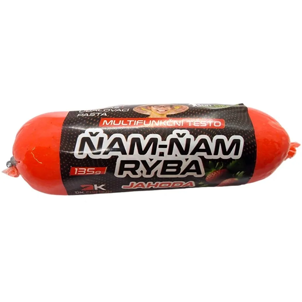 Šon Chung Inovativní těsto Ňam-Ňam ryba 135g - Jahoda – Šon Chung Fishing Selection