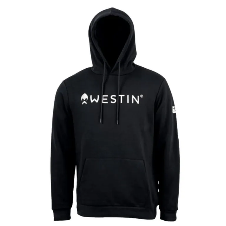 Westin Rybářská Mikina Hyper Realistic Hoodie Ink Black - XXL