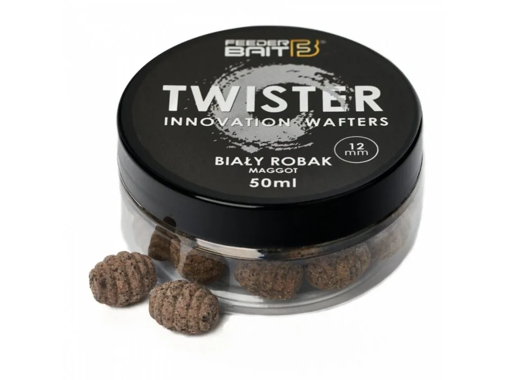 FeederBait Neutrálně Vyvážená Nástraha Twister Wafters 12x15mm Hmotnost: 75ml, Průměr: 12x15mm, Příchuť: Tygří ořech