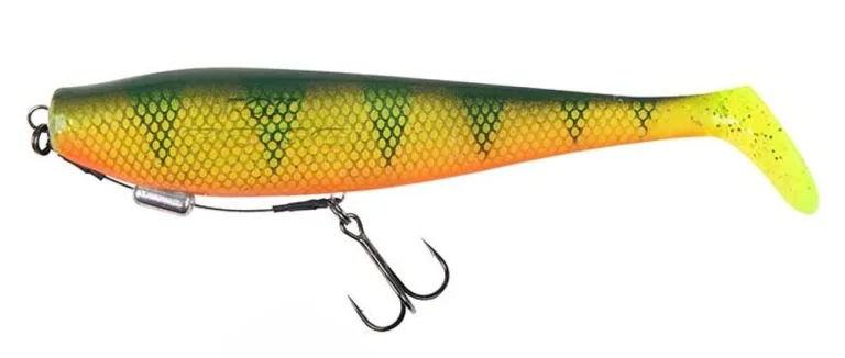 Fox Rage Gumová nástraha Zander Pro Shad Loaded UV Natural Perch - 18cm 53g