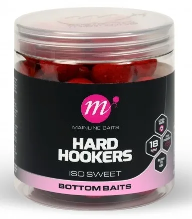 Mainline tvrzené boilie hard hookers iso sweet 150 ml - 18 mm
