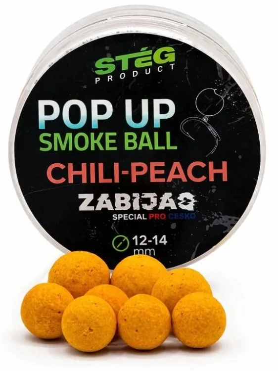 Stég plovoucí boilie zabijaq pop up sb 25 g 12-14 mm - chili peach