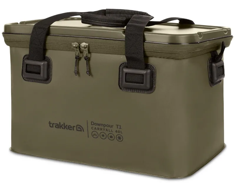 Trakker voděodolná taška downpour t1 carryall l 40l - green