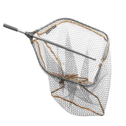 Savage Gear Podběrák Pro Folding Rubber Large Mesh Landing Net Varianta: SG Pro Folding Rubber Large Mesh Landing Net L (65x50cm)